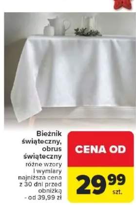 obrus świąteczny