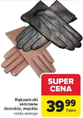 rękawiczki skórzane