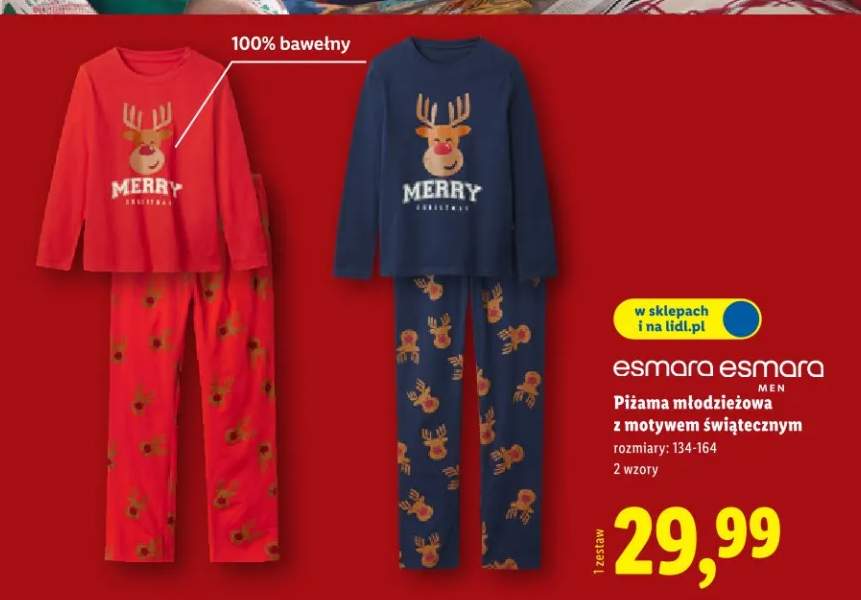 piżama młodzieżowa