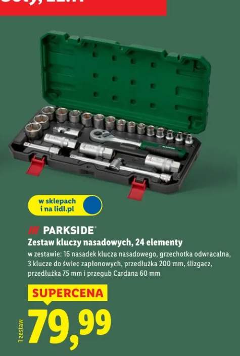 zestaw kluczy nasadowych