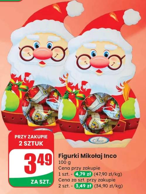 mikołaj z czekolady