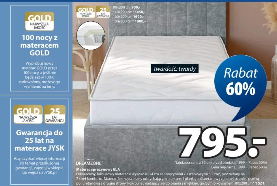 materac sprężynowy