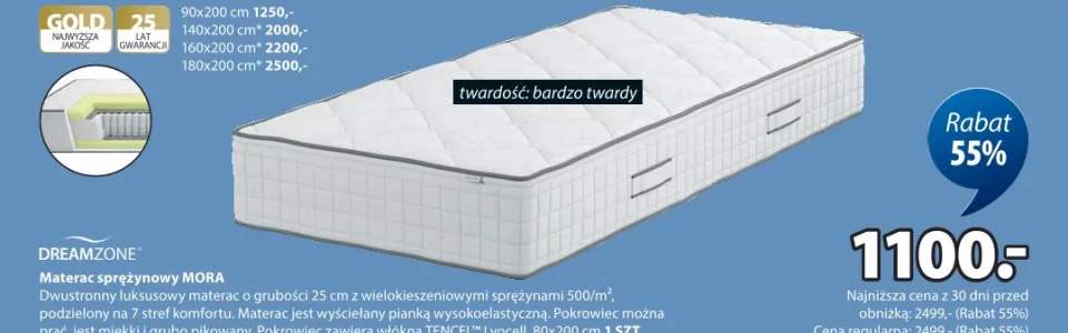 materac sprężynowy