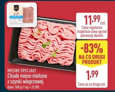 mięso mielone z szynki