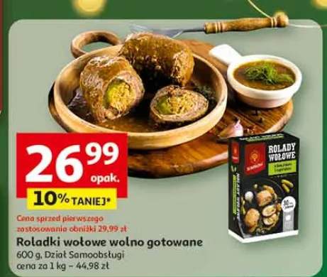 rolady wołowe wolno gotowane