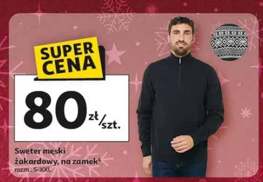sweter męski