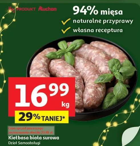 kiełbasa biała surowa