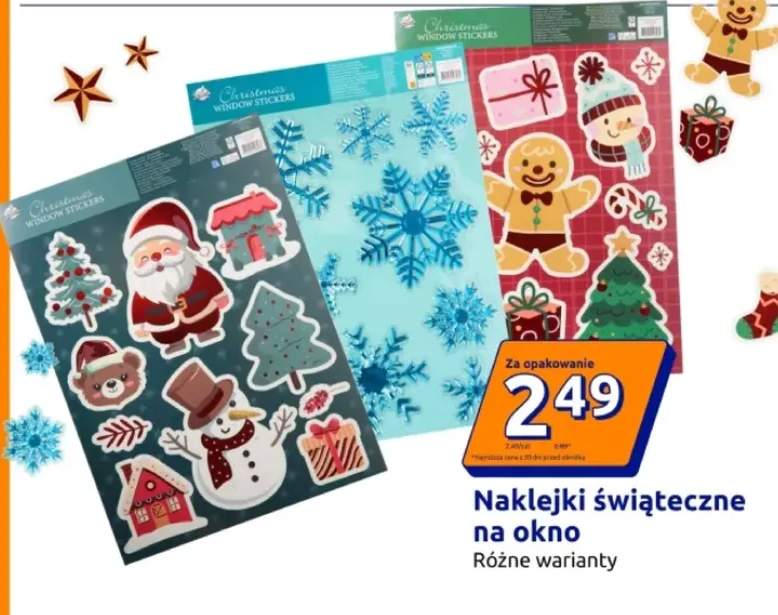 naklejki bożonarodzeniowe