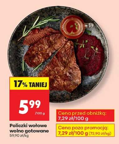 policzki wołowe wolno gotowane