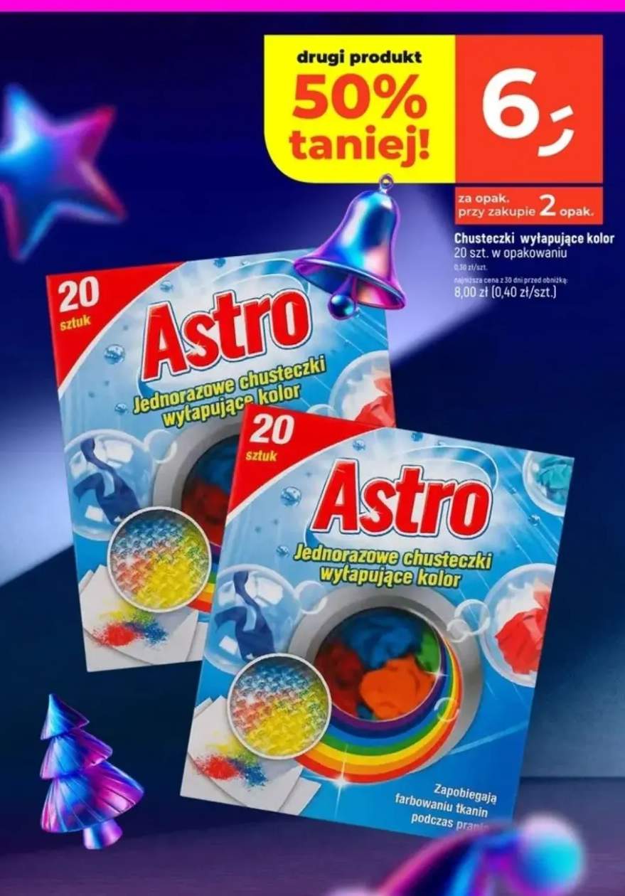 chusteczki wyłapujące kolor