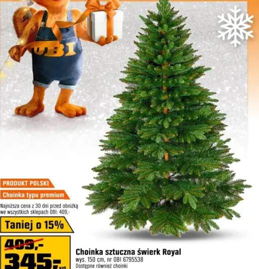 choinka sztuczna