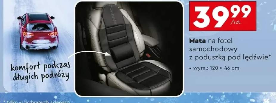 ogrzewana mata na fotel samochodowy