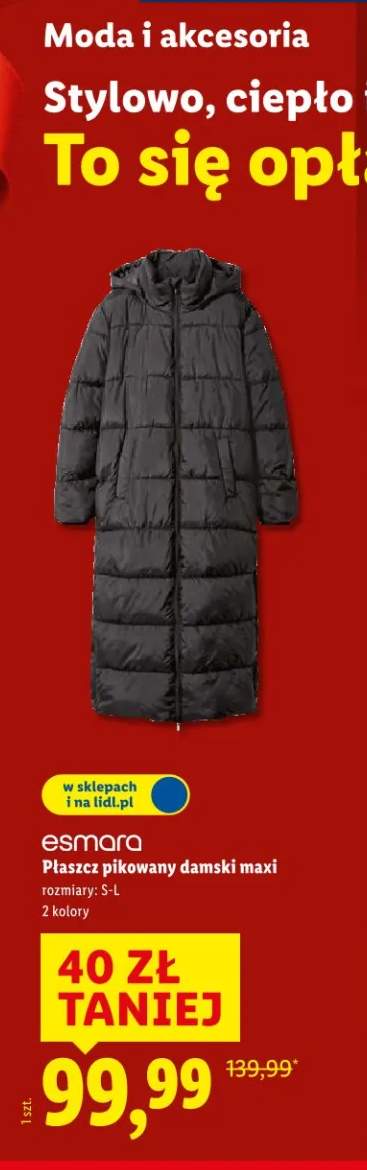 płaszcz pikowany damski