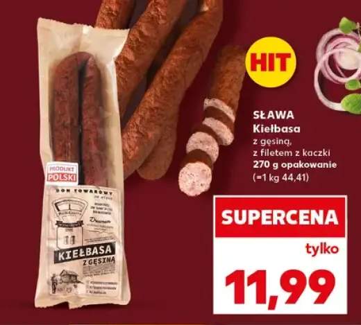 kiełbasa z kaczki