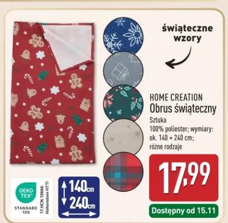 obrus świąteczny