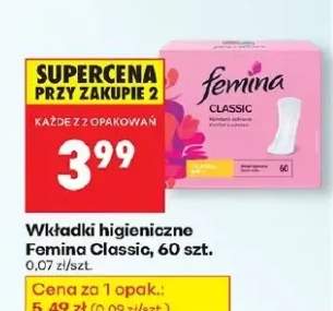 wkładki higieniczne