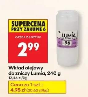 wkład olejowy do znicza