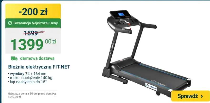 bieżnia elektryczna