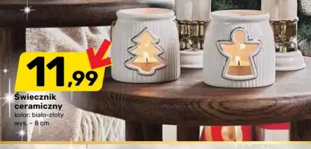 świecznik ceramiczny