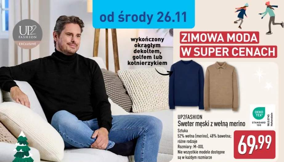 sweter męski