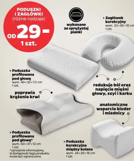 poduszka ergonomiczna