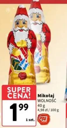 mikołaj z czekolady