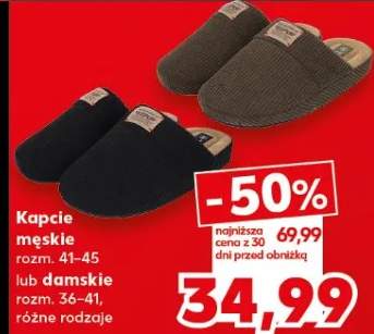 kapcie męskie