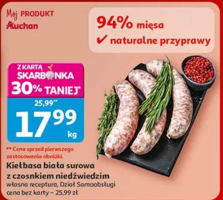 kiełbasa biała surowa