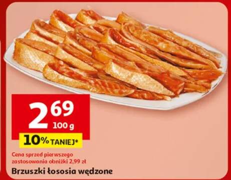 brzuszki łososia wędzone