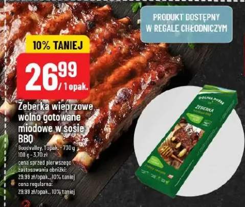 żeberka wieprzowe wolno gotowane