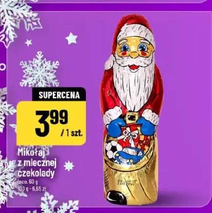 mikołaj z czekolady