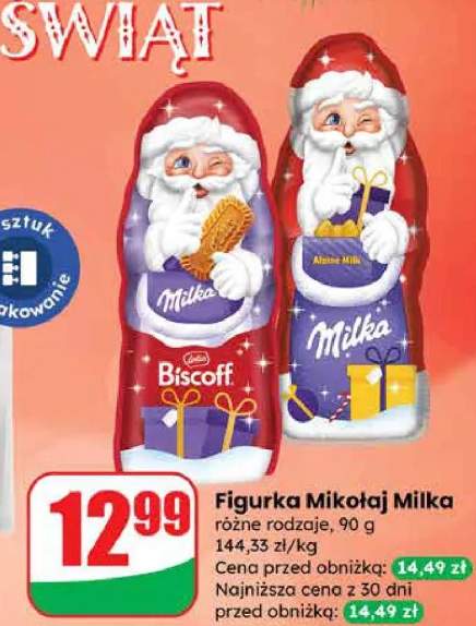 mikołaj z czekolady