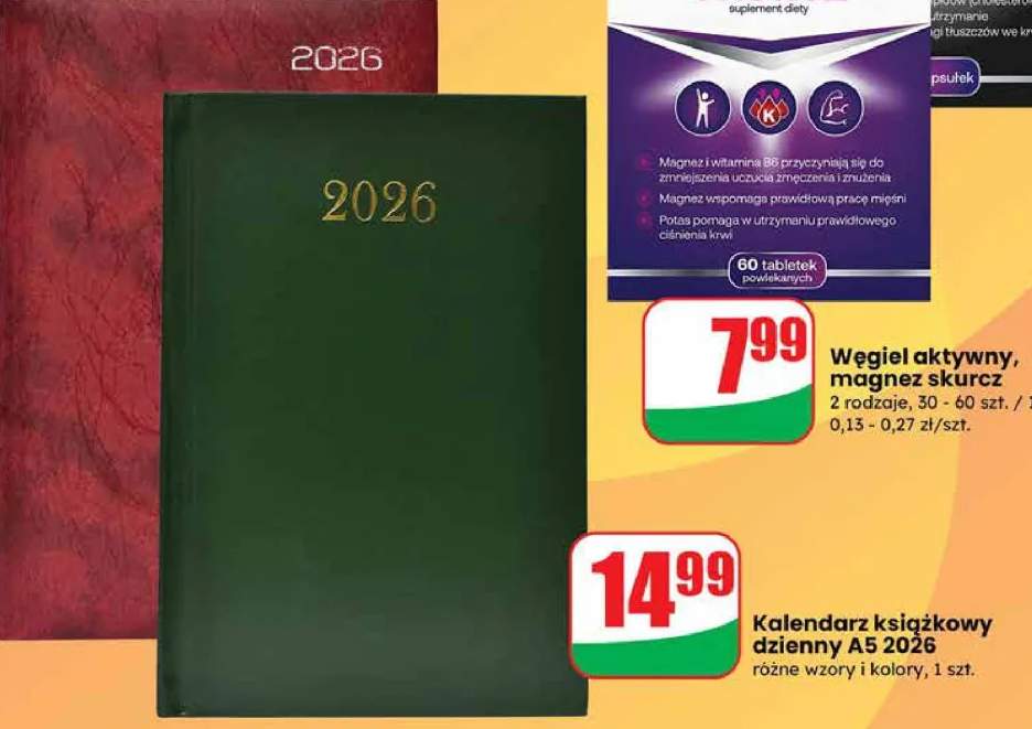 kalendarz książkowy