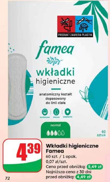 wkładki higieniczne