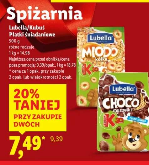 płatki śniadaniowe