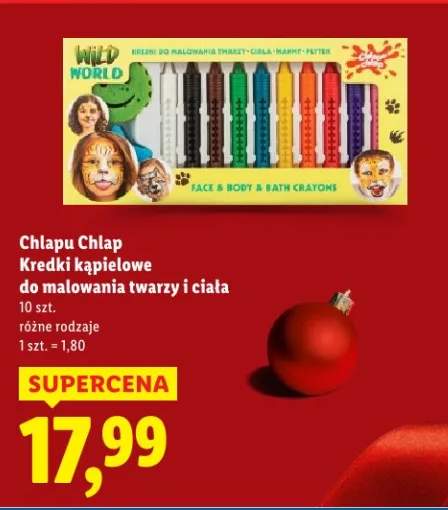 kredki do malowania twarzy