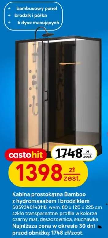 kabina z hydromasażem