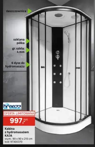 kabina z hydromasażem