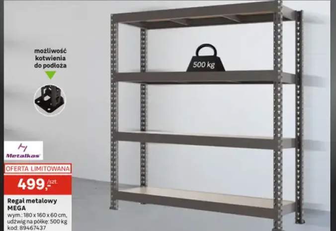 regał metalowy