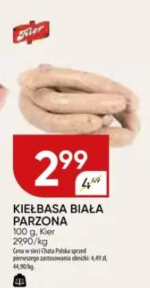 kiełbasa biała parzona