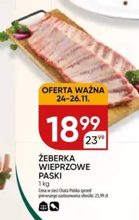 żeberka wieprzowe