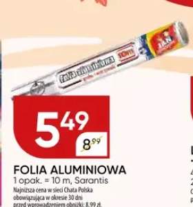folia aluminiowa