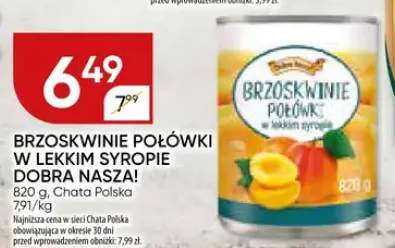 brzoskwinie w syropie