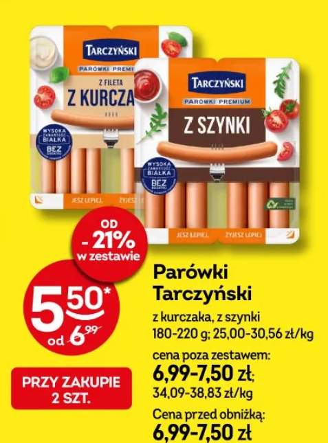 parówki z szynki