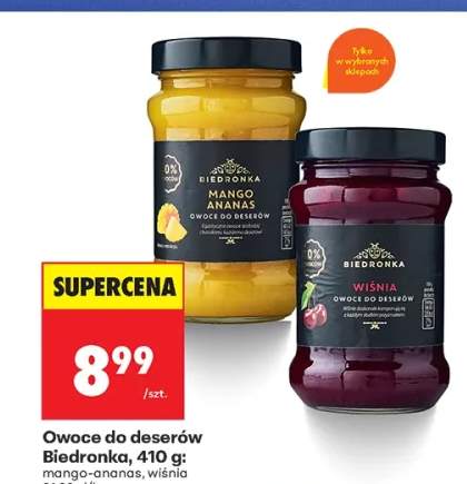 deser owoce z twarożkiem