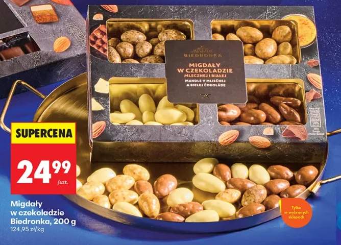 migdały w czekoladzie