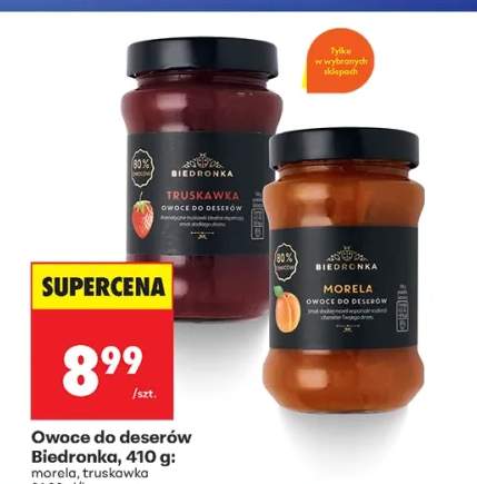 deser owoce z twarożkiem