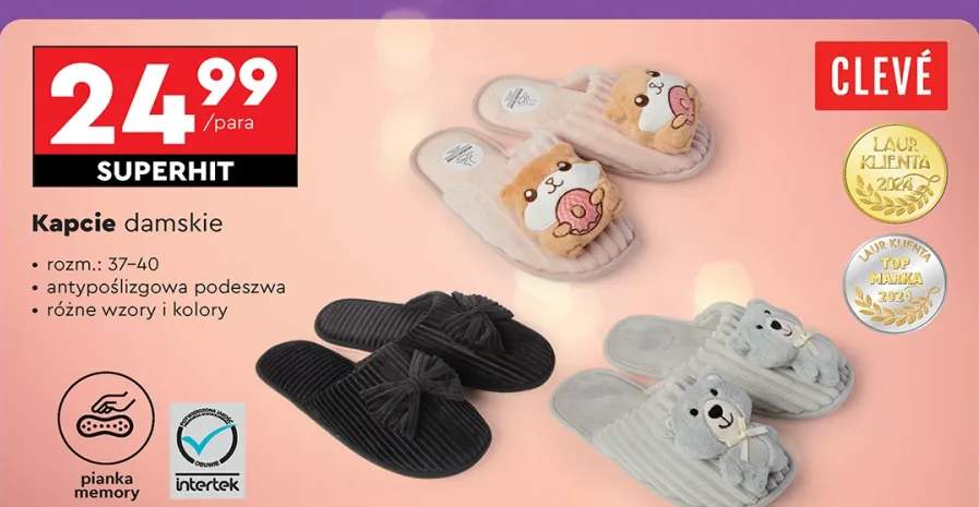 kapcie damskie