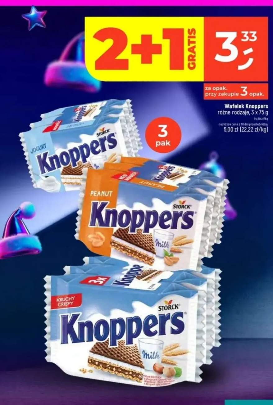 wafelki Knoppers
