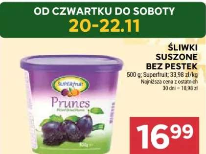 śliwki suszone